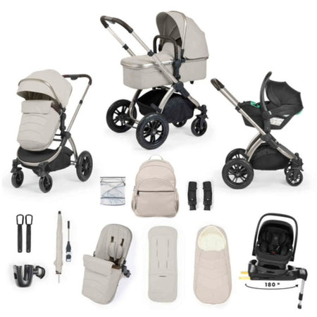 Ickle Bubba Stomp Luxe Elements 15 Piece Travel System - Moonbeam - included items