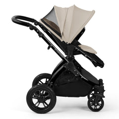 Ickle Bubba Stomp LUXE Pushchair forward-facing - Black/Stone/Black
