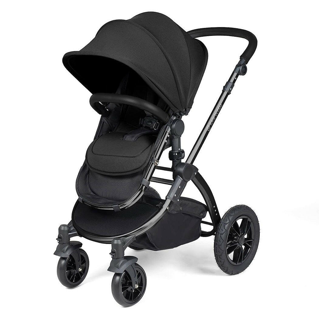 Ickle Bubba Stomp LUXE Pushchair forward-facing - Black/Midnight/Black
