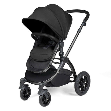 Ickle Bubba Stomp LUXE Pushchair forward-facing - Black/Midnight/Black