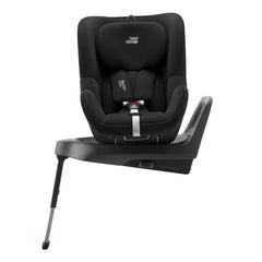 Britax Swingfix M Plus i-Size Rotating Car Seat - Space Black - side view, with seat rotated 90 degrees