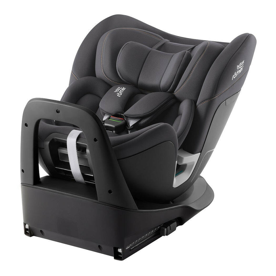 Britax Swivel 360 Rotating Car Seat - Midnight Grey - with newborn insert
