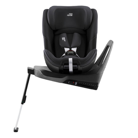 Britax Swivel 2 i-Size Car Seat - Space Black - rotated towards door opening with extending support leg