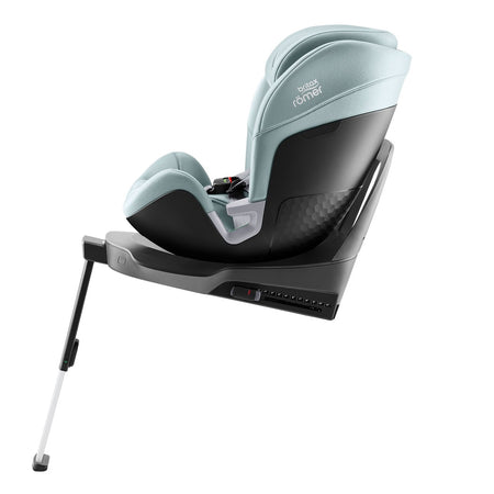Britax Swivel 2 i-Size Car Seat - Ocean - side view, forward-facing with extending support leg