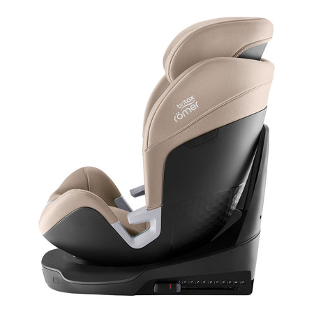 Britax Swivel 2 i-Size Car Seat - Chai - side view, forward-facing high-back booster seat