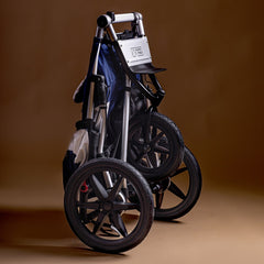 Mountain Buggy Terrain V4 Pushchair - Quartz - folded and free-standing