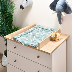 Obaby Thea Changing Unit - Latte - lifestyle image with changing mat
