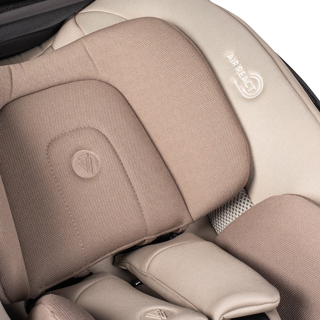 Venicci Tiago 2 360 i-Size Car Seat - Beige - seat fabric