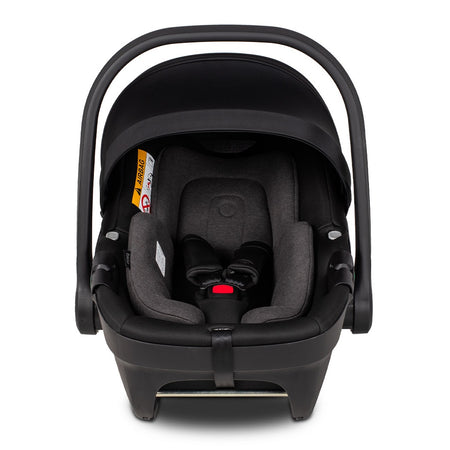 Venicci Tiago 2 360 i-Size Car Seat - Black - front with newborn insert