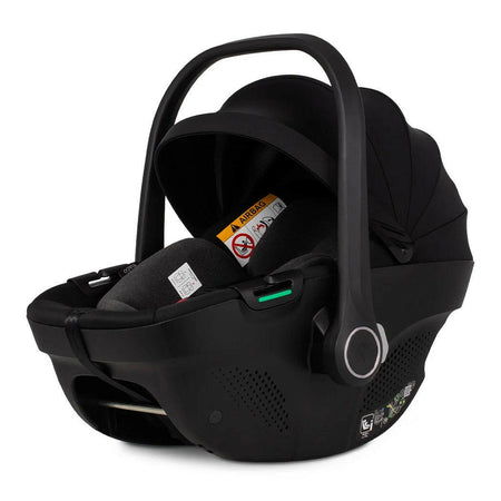 Venicci Tiago 360 i-Size Car Seat - Black - canopy and handle raised