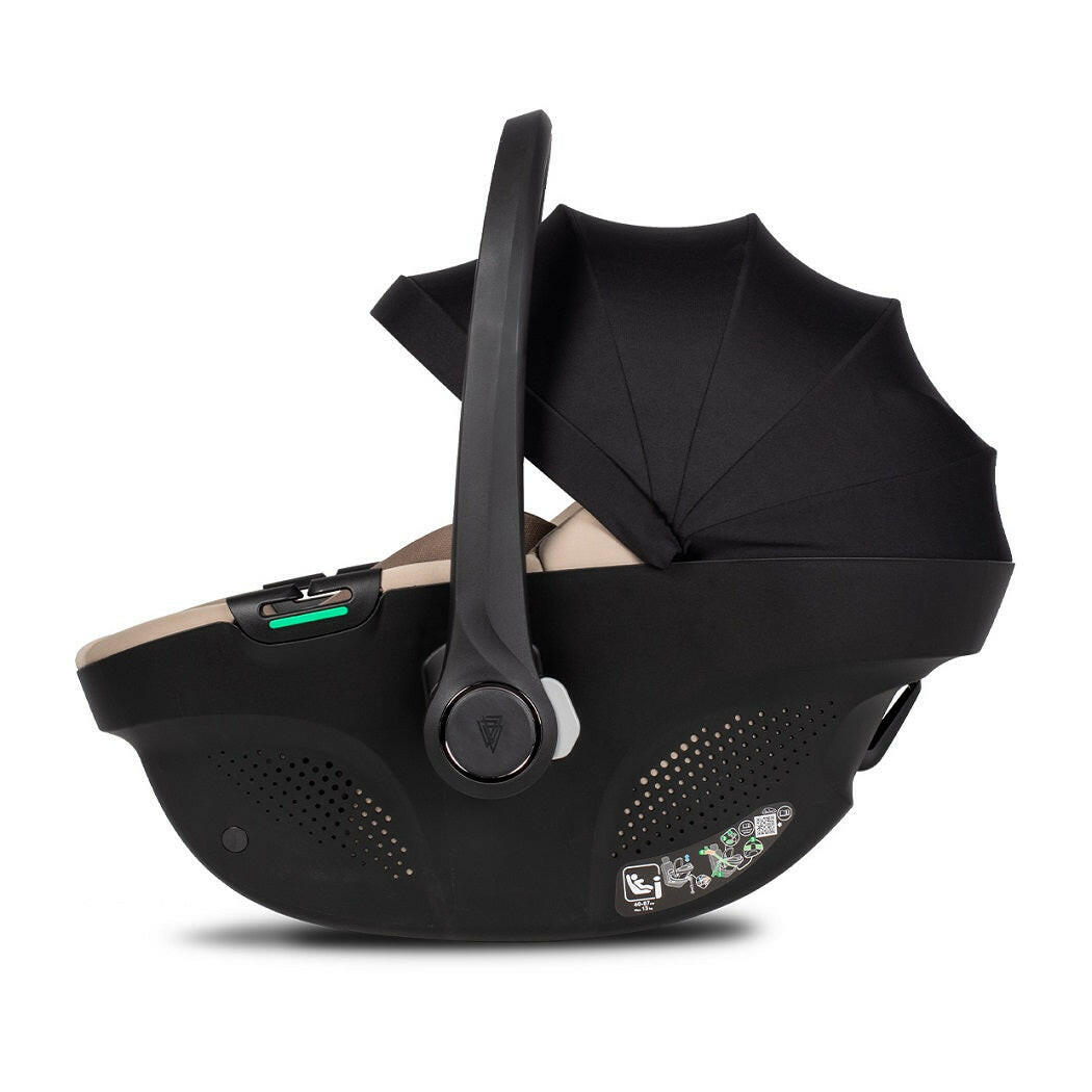 Venicci Tiago 360 i-Size Car Seat - Beige - side view