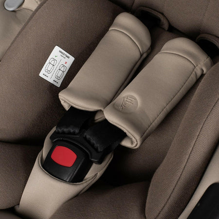 Venicci Tiago 360 i-Size Car Seat - Beige - safety harness