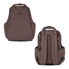 Venicci Tila Changing Backpack - Noce - front and rear views