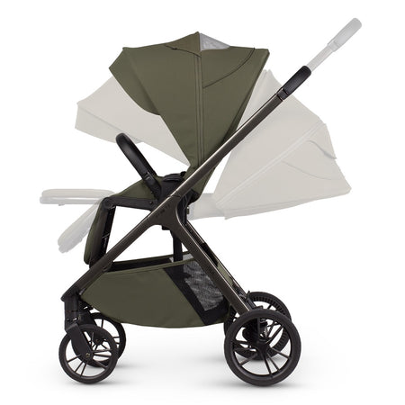 Venicci Tila Pushchair - Olive - with adjustable hood, handlebar, seat and leg rest