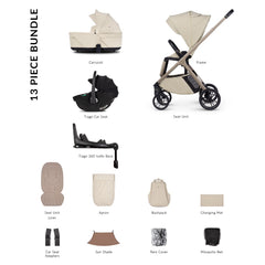 Venicci Tila Luxury Travel System - Sabbia - included items