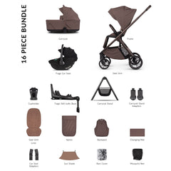 Venicci Tila Ultimate Travel System - Noce - included items