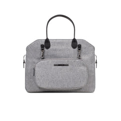 Venicci Upline Travel System 3-in-1 (Classic Grey) - showing the included changing bag. The small bag is detachable and can be used as a crossbody bag.