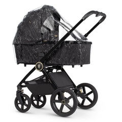 Venicci Upline 2 Pram - All Black - with raincover