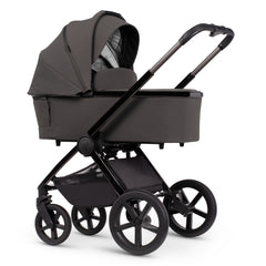 Venicci Upline Travel System (Special Edition - Lava) - showing the carrycot and chassis together as the pram