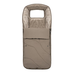 Venicci Upline Travel System (Special Edition - Powder) - showing the included matching footmuff