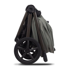 Venicci Upline 3 Pushchair - Aloe - side view, folded