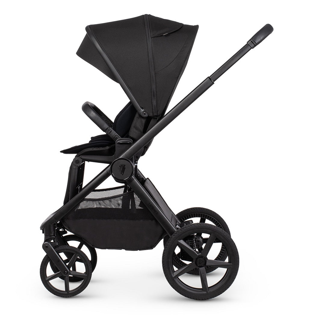 Venicci Upline 3 Pushchair - Onyx - side view, forward-facing