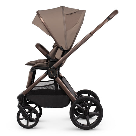 Venicci Upline 3 Pushchair - Sand - side view, forward-facing