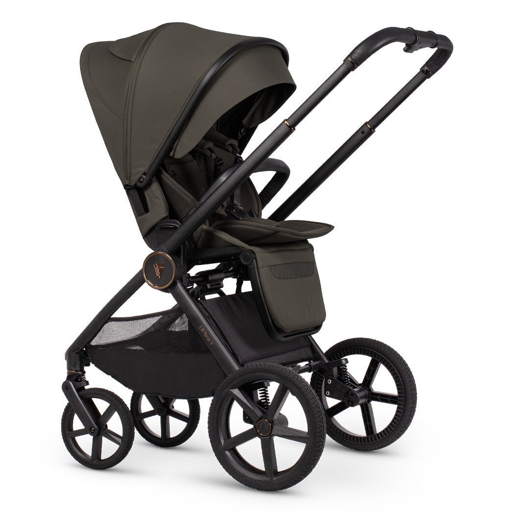 Venicci Upline 3 Pushchair - Truffle - parent-facing