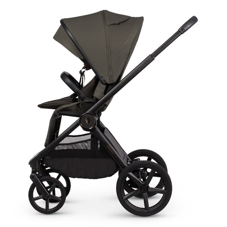 Venicci Upline 3 Pushchair - Truffle - side view, forward-facing