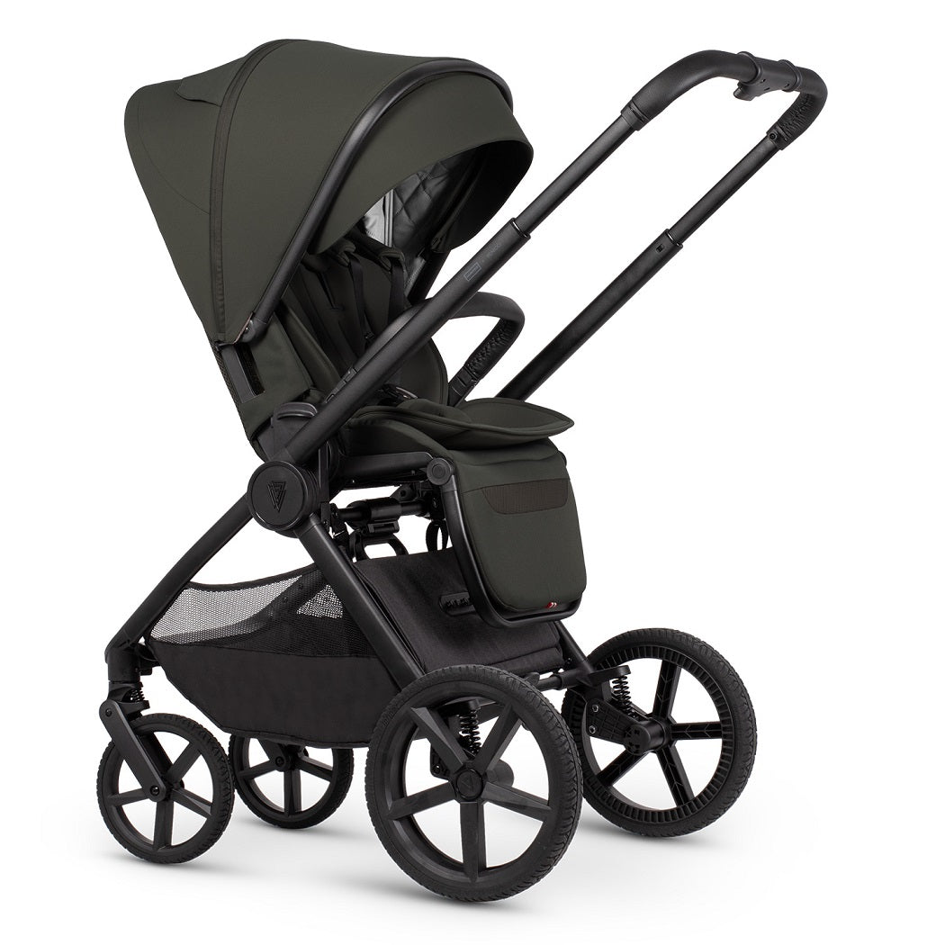 Hunter x Venicci Upline 3 Pushchair - Dark Olive - parent-facing