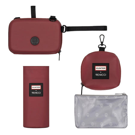 Hunter x Venicci Upline 3 Accessories - Red - utility case, dummy case, insulated bottle bag and wet bag