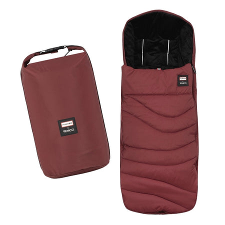Hunter x Venicci Upline 3 Footmuff - Red - with footmuff bag