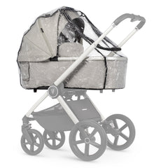 Venicci Upline Travel System 3-in-1 (Moonstone) - showing the pram fitting with the included rain cover
