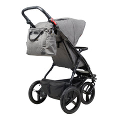 Mountain Buggy Urban Jungle Luxury Pushchair - rear view with changing bag