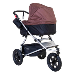 Mountain Buggy Carrycot Plus for Urban Jungle V4 - Mustang - carrycot fitted to Urban Jungle chassis as a pram