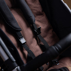 Mountain Buggy Urban Jungle V4 Pushchair - Mustang - safety harness and bumper bar