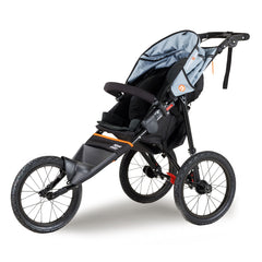 Out n About Nipper Sport 360 v5 Pushchair (Rocksalt Grey) - shown here with its hood lowered