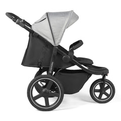 Ickle Bubba Venus Max Jogger Stroller (Space Grey/Black) - showing the stroller with its seat fully reclined