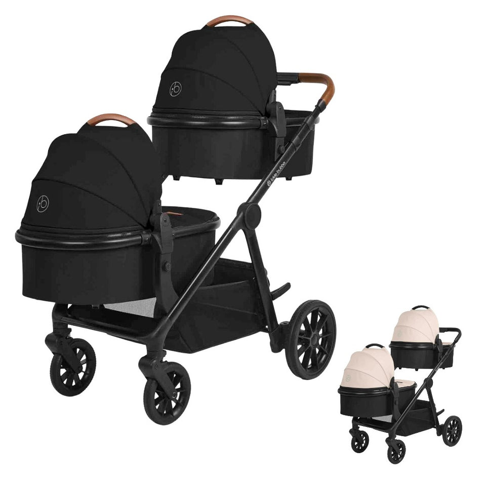 Ickle Bubba VIRGO Twin Pram Pushchair Bundle - 12 Piece