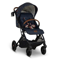 Cosatto Woosh Trail Doodle Days Stroller - Colourful lining under Hood and Leatherette Bumper Bar