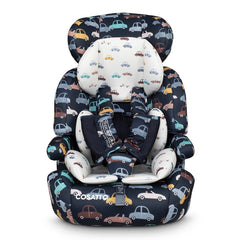 Cosatto Zoomi Group 123 Car Seat with 5 Point Plus - Beep Beep - with reversible seat liner