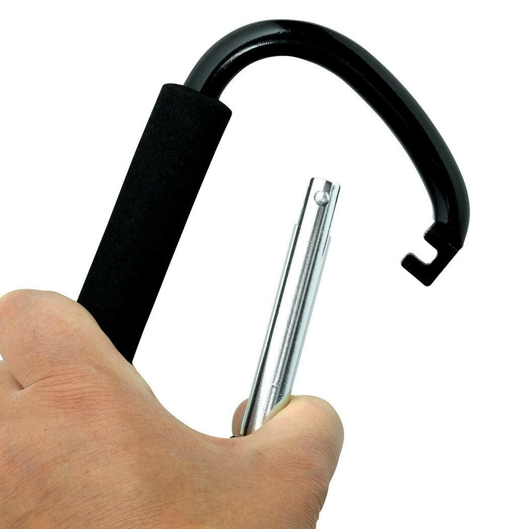 ClevaMama ClevaHooks - Pack of 2 (Extra Large & Regular) - showing how the hook opens