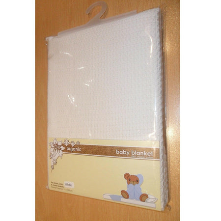White Organic Blanket (DK)