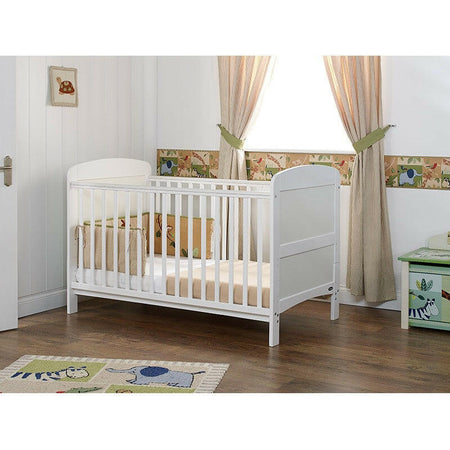 Obaby Grace Cot Bed - White - lifestyle