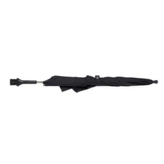 iCandy Universal Sun Parasol (Black) - side view, showing the parasol folded