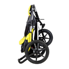 Mountain Buggy Terrain Pushchair - side view, shown here folded