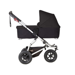 Mountain Buggy Swift & MB Mini Carrycot Plus (Black) - side view shown on chassis