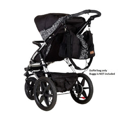 Mountain Buggy Parenting Bag (Graphite) - shown clipped onto buggy (buggy is not included)
