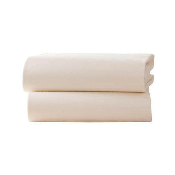 Clair De Lune Fitted Cot Bed Sheets Ivory