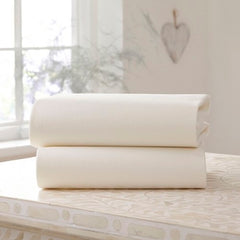 Clair De Lune Fitted Cot Bed Sheets (Ivory) - lifestyle image